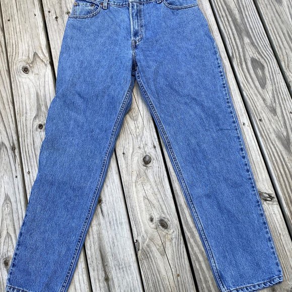 Women's Levi's 550 Classic Relaxed Fit Tapered Leg Jeans Size 12 M (30.5 x 31 ) - Picture 3 of 8